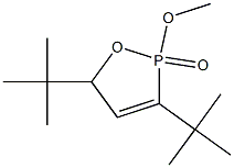 2-Methoxy-3-tert-butyl-5-tert-butyl-2,5-dihydro-1,2-oxaphosphole 2-oxide 구조식 이미지