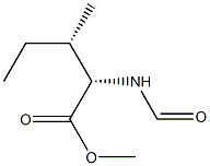 N-Formylisoleucine methyl ester 구조식 이미지