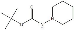 1-(tert-Butoxycarbonylamino)piperidine Structure