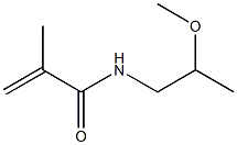 N-(2-Methoxypropyl)methacrylamide 구조식 이미지