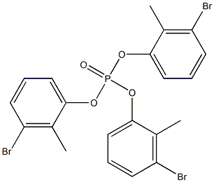 Phosphoric acid tris(3-bromo-2-methylphenyl) ester 구조식 이미지