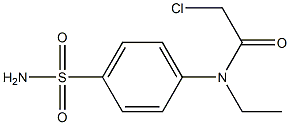 2-Chloro-N-ethyl-4'-sulfamoylacetanilide 구조식 이미지