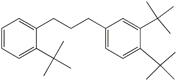 1-(3,4-Di-tert-butylphenyl)-3-(2-tert-butylphenyl)propane Structure