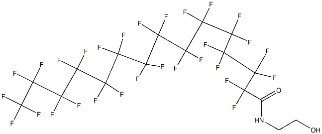 N-(2-Hydroxyethyl)-2,2,3,3,4,4,5,5,6,6,7,7,8,8,9,9,10,10,11,11,12,12,13,13,14,14,15,15,15-nonacosafluoropentadecanamide Structure