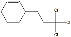 3-(3,3,3-Trichloropropyl)cyclohexene 구조식 이미지