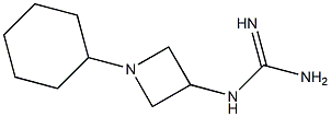 1-Cyclohexyl-3-guanidinoazetidine 구조식 이미지