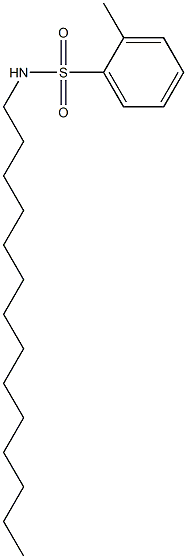 N-Tetradecyl-2-toluenesulfonamide Structure