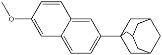 1-(6-Methoxy-2-naphtyl)adamantane 구조식 이미지