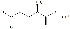 (R)-2-Aminoglutaric acid calcium salt 구조식 이미지