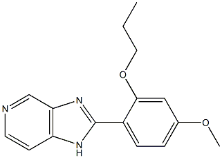 2-(2-Propoxy-4-methoxyphenyl)-1H-imidazo[4,5-c]pyridine Structure