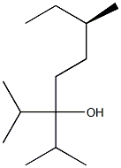 [R,(-)]-2,6-Dimethyl-3-isopropyl-3-octanol Structure