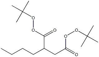 Hexane-1,2-di(peroxycarboxylic acid)di-tert-butyl ester Structure