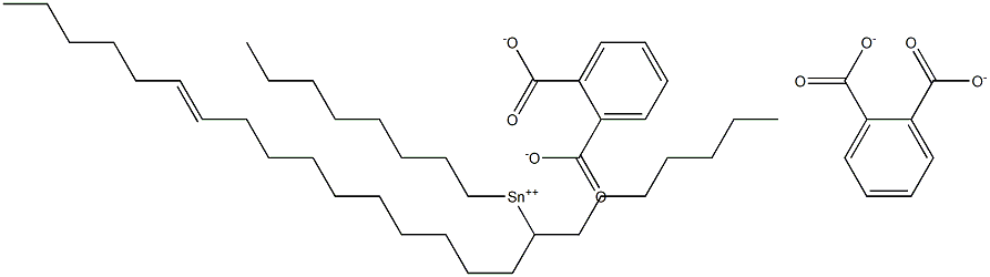 Bis[phthalic acid 1-(10-hexadecenyl)]dioctyltin(IV) salt 구조식 이미지