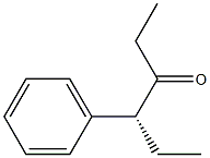 [R,(-)]-4-Phenyl-3-hexanone 구조식 이미지