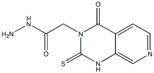 1,2,3,4-Tetrahydro-4-oxo-2-thioxopyrido[3,4-d]pyrimidine-3-acetic acid hydrazide Structure
