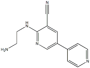 2-[(2-Aminoethyl)amino]-5-(4-pyridinyl)pyridine-3-carbonitrile Structure