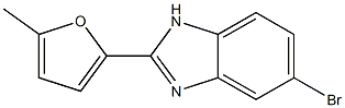 5-Bromo-2-(5-methylfuran-2-yl)-1H-benzimidazole 구조식 이미지