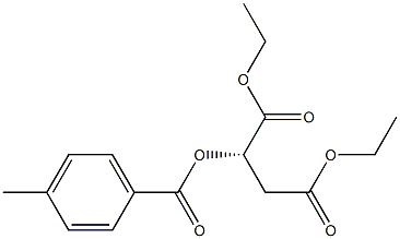 [S,(-)]-2-(p-Toluoyloxy)succinic acid diethyl ester 구조식 이미지