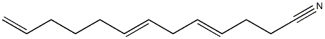 4,7,12-Tridecatrienenitrile Structure