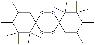 1,1,2,2,3,4,10,10,11,11,12,13-Dodecamethyl-7,8,15,16-tetraoxadispiro[5.2.5.2]hexadecane 구조식 이미지