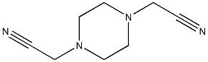 1,4-Piperazinediacetonitrile 구조식 이미지