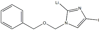 4-Iodo-2-lithio-1-[(benzyloxy)methyl]-1H-imidazole 구조식 이미지