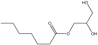 (-)-D-Glycerol 1-heptanoate Structure