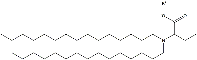 2-(Dipentadecylamino)butyric acid potassium salt 구조식 이미지