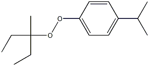 4-Isopropylphenyl 1-methyl-1-ethylpropyl peroxide Structure