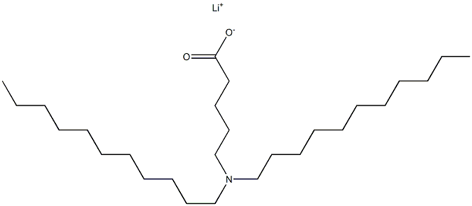 5-(Diundecylamino)valeric acid lithium salt Structure