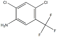 2,4-Dichloro-5-(trifluoromethyl)aniline Structure