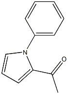 1-Phenyl-2-acetyl-1H-pyrrole 구조식 이미지