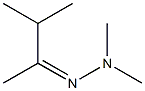 3-Methyl-2-butanone dimethyl hydrazone Structure