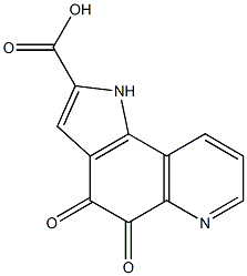 4,5-Dihydro-4,5-dioxo-1H-pyrrolo[2,3-f]quinoline-2-carboxylic acid 구조식 이미지