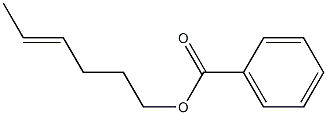 Benzoic acid 4-hexenyl ester 구조식 이미지