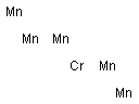 Chromium pentamanganese 구조식 이미지