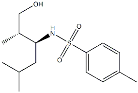 N-[(S)-1-[(S)-2-Hydroxy-1-methylethyl]-3-methylbutyl]-4-methylbenzenesulfonamide Structure