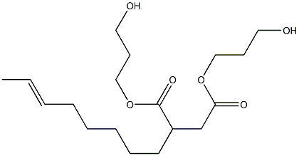 2-(6-Octenyl)succinic acid bis(3-hydroxypropyl) ester Structure