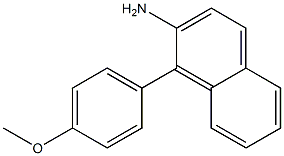 1-(4-Methoxyphenyl)naphthalen-2-amine 구조식 이미지