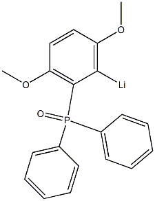 (2-Lithio-3,6-dimethoxyphenyl)diphenylphosphine oxide Structure