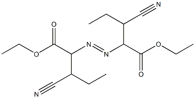2,2'-Azobis(3-cyanovaleric acid)diethyl ester Structure