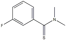 N,N-Dimethyl-3-fluorobenzenecarbothioamide 구조식 이미지