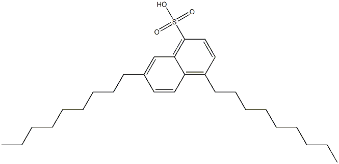 4,7-Dinonyl-1-naphthalenesulfonic acid Structure