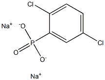 2,5-Dichlorophenylphosphonic acid disodium salt 구조식 이미지