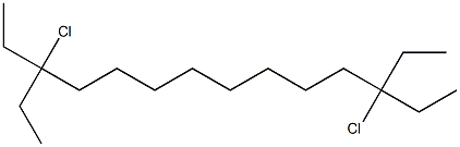 3,12-Dichloro-3,12-diethyltetradecane Structure