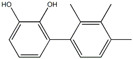 3-(2,3,4-Trimethylphenyl)benzene-1,2-diol Structure