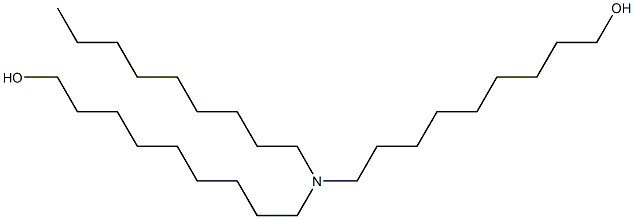 9,9'-(Nonylimino)bis(1-nonanol) 구조식 이미지