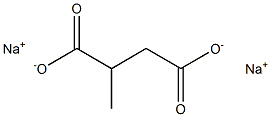 Sodium methylsuccinate 구조식 이미지