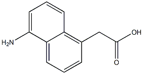 5-Amino-1-naphthaleneacetic acid Structure