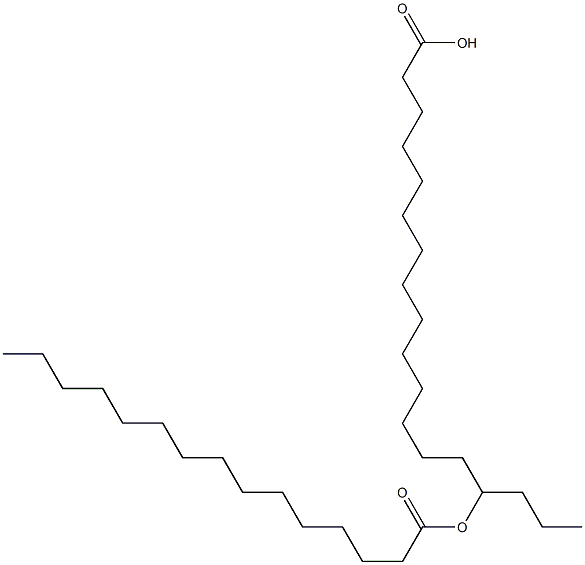 15-Pentadecanoyloxystearic acid 구조식 이미지